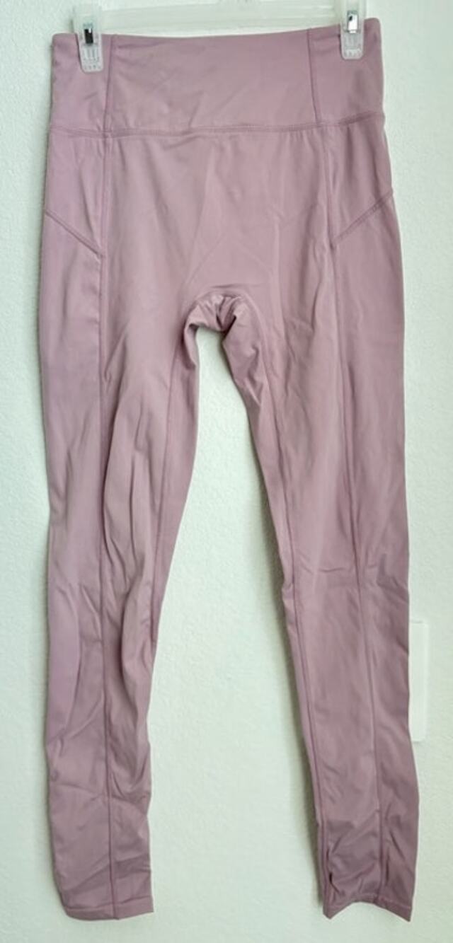 Gold Hinge Seamless Pink Ankle Legging Size Small